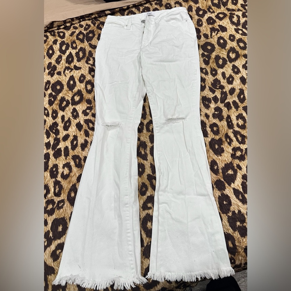 White Flare Jeans & Wide Leg Jeans